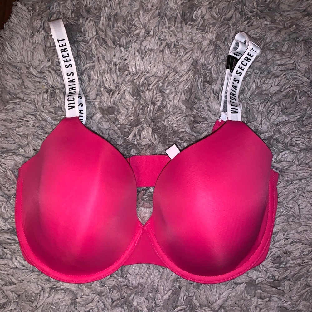 VICTORIA SECRET HOT PINK T-SHIRT BRA 34DD
